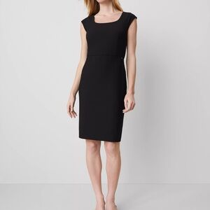 Ann Taylor The Scoop Neck Dress in Bi-Stretch Size 0 P NWT